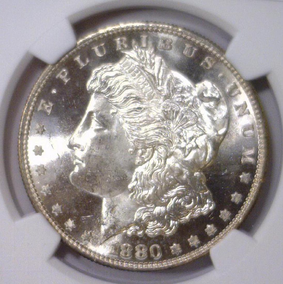 1880-S Morgan Silver Dollar NGC MS63 (1 of 3)