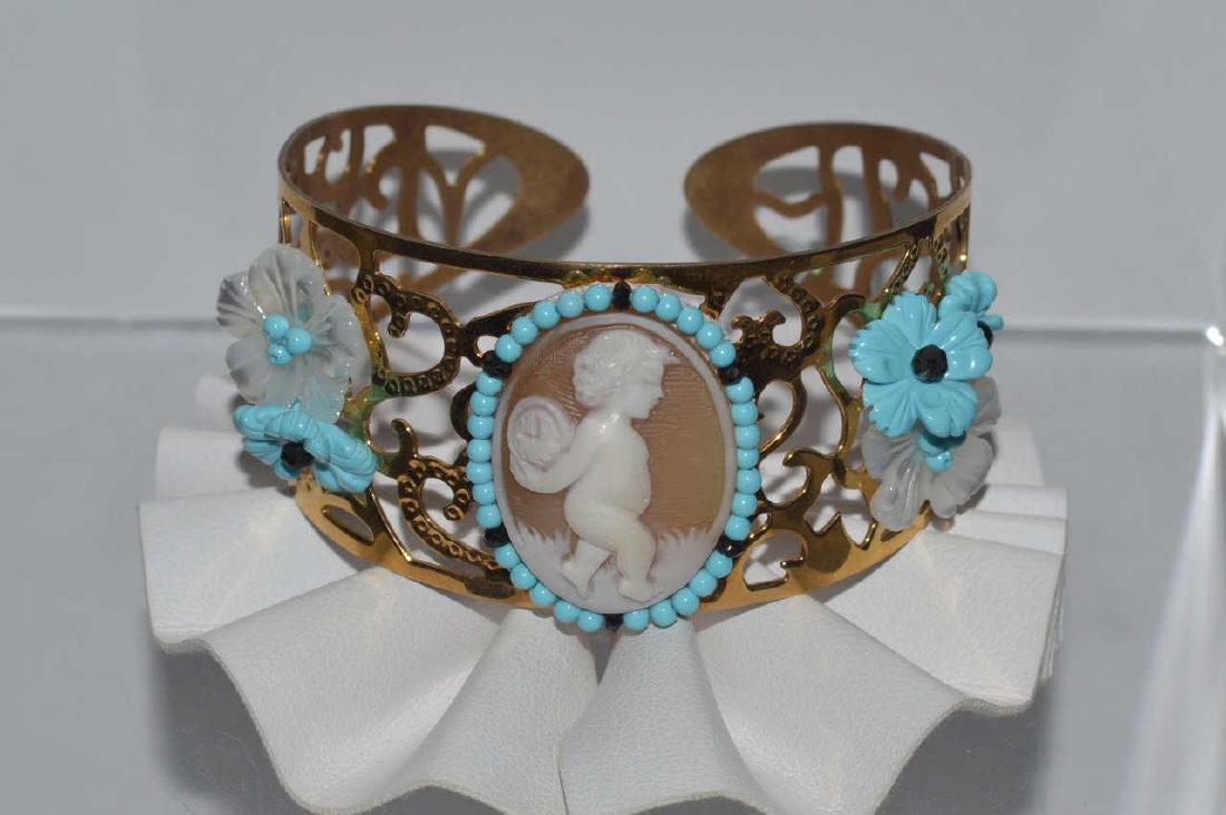 Cameo cuff bracelet by Carada (1 of 3)