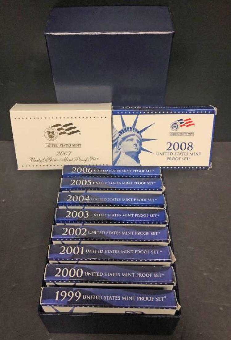 1999-2008 US Proof Set Date Run w/Statehood 25c (1 of 1)