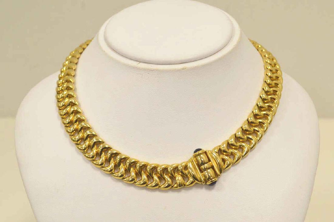 18kt yellow gold collar necklace (1 of 4)