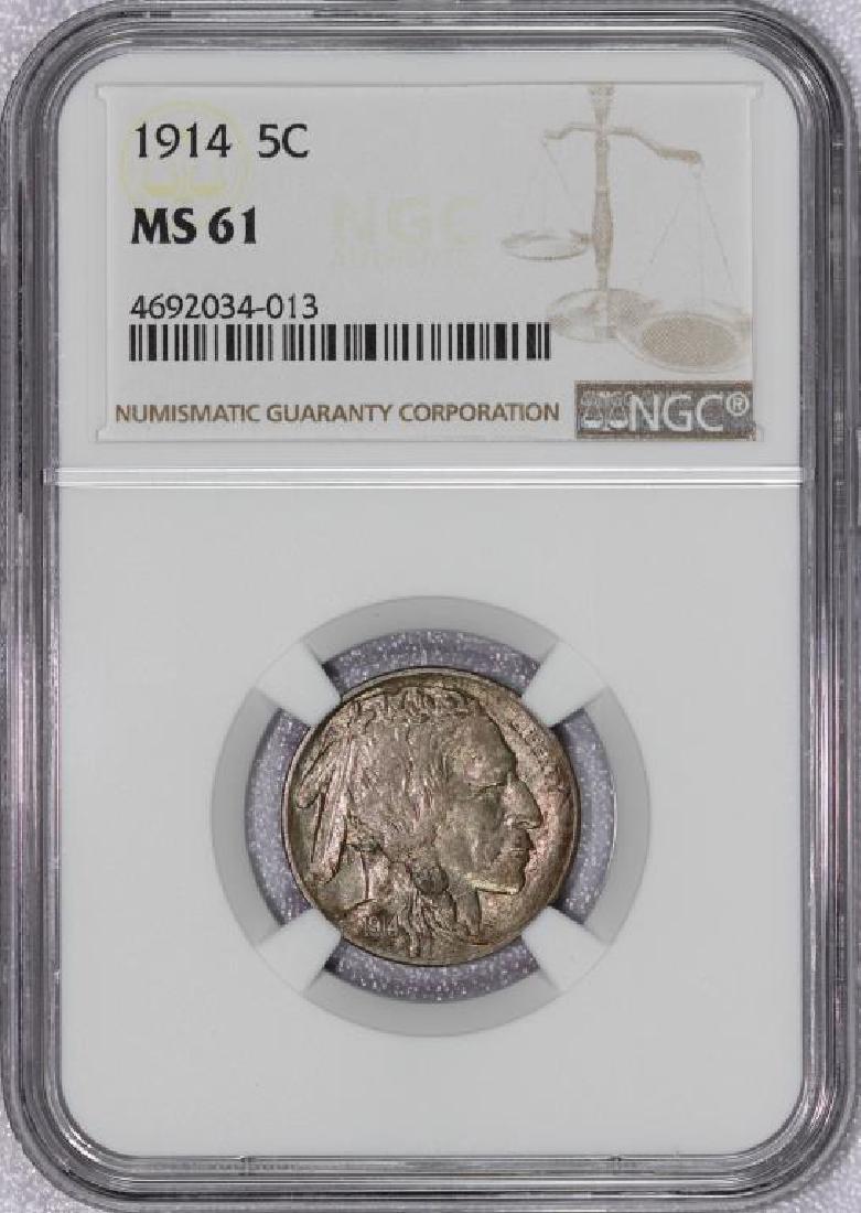 1914 Buffalo Nickel NGC MS61 (1 of 2)