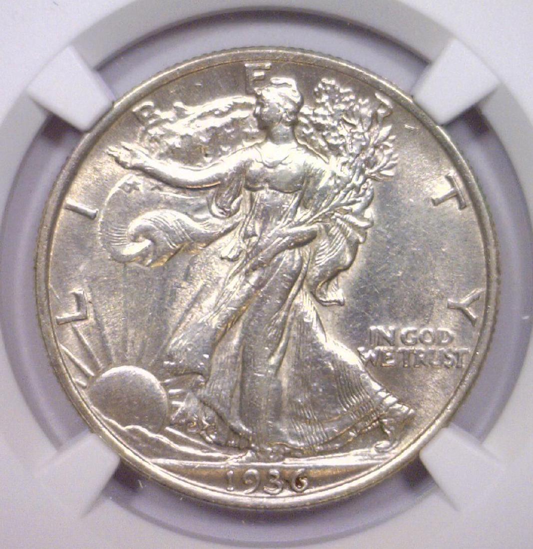 1936 Walking Liberty Silver Half NGC AU Details (1 of 3)