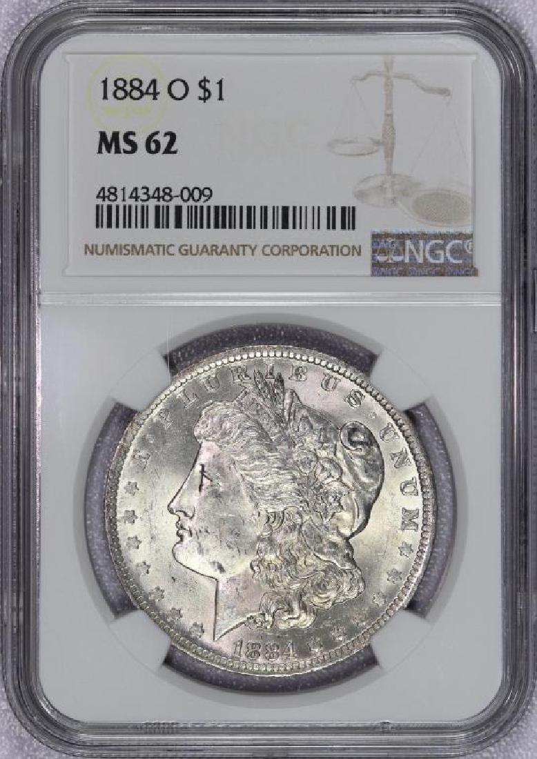 1884-O Morgan Silver Dollar NGC MS62 (1 of 2)