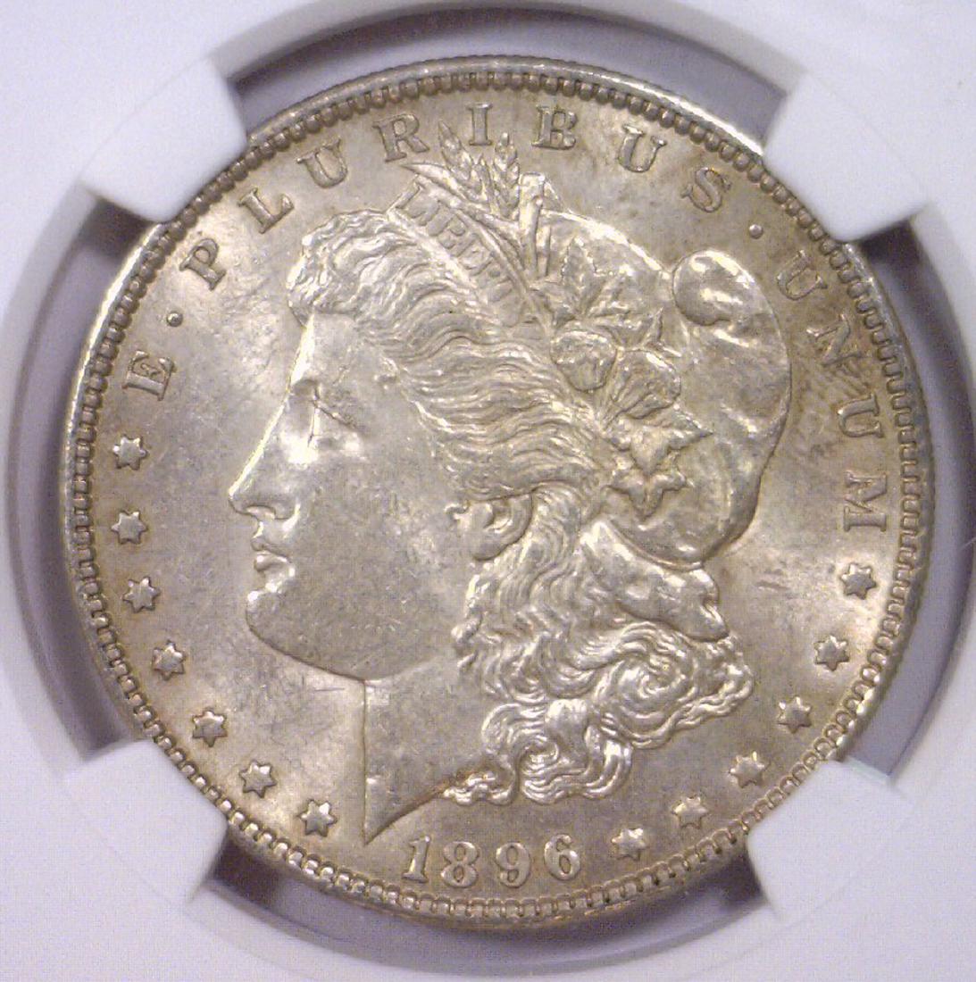 1896 Morgan Silver Dollar NGC AU58 (1 of 3)
