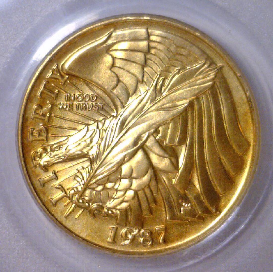 1987-W $5 Gold Constitution US VAULT PCGS MS69 (1 of 3)