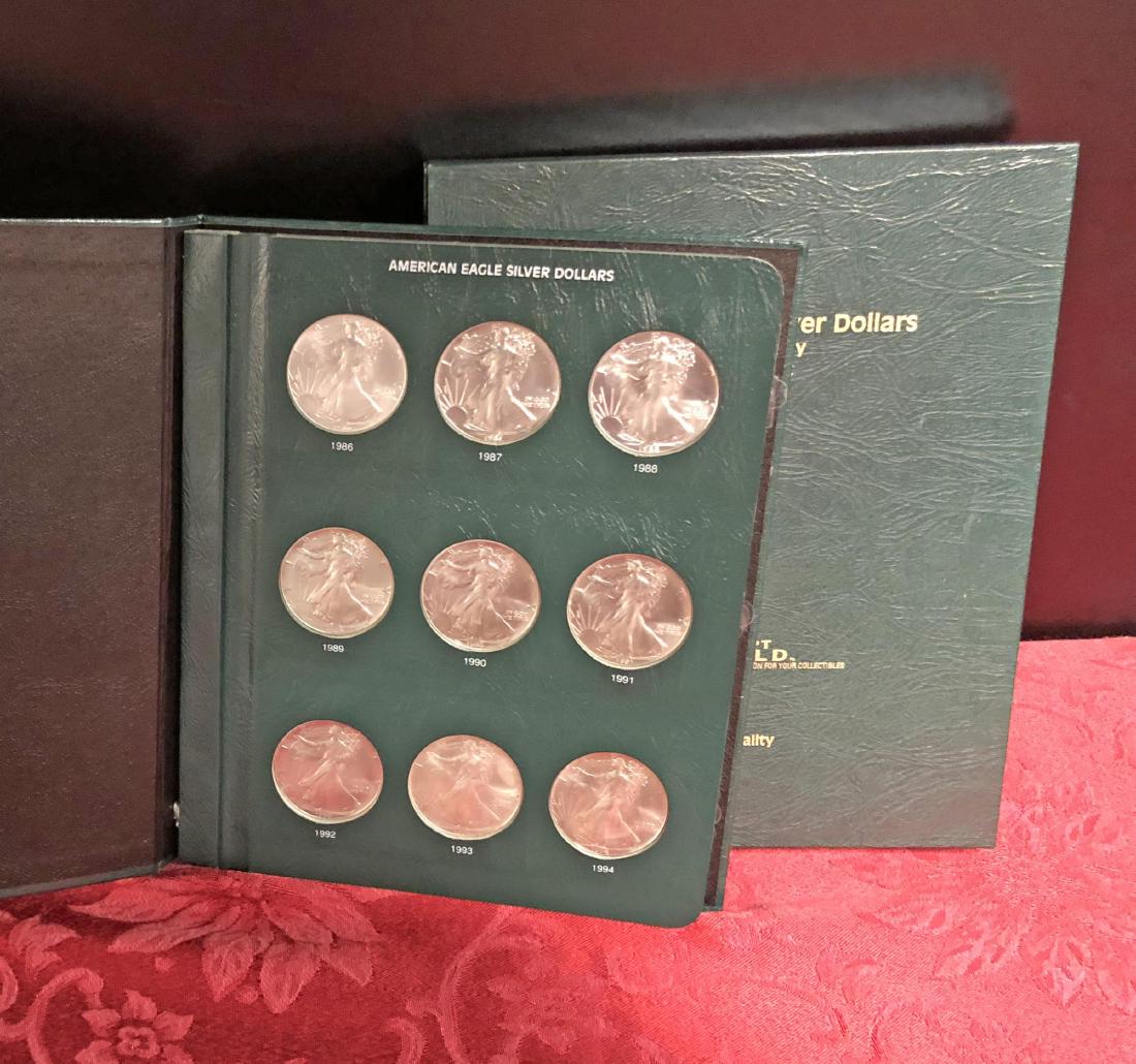 1986-2009 Silver Eagle Album Set BU Uncirculated (1 of 6)
