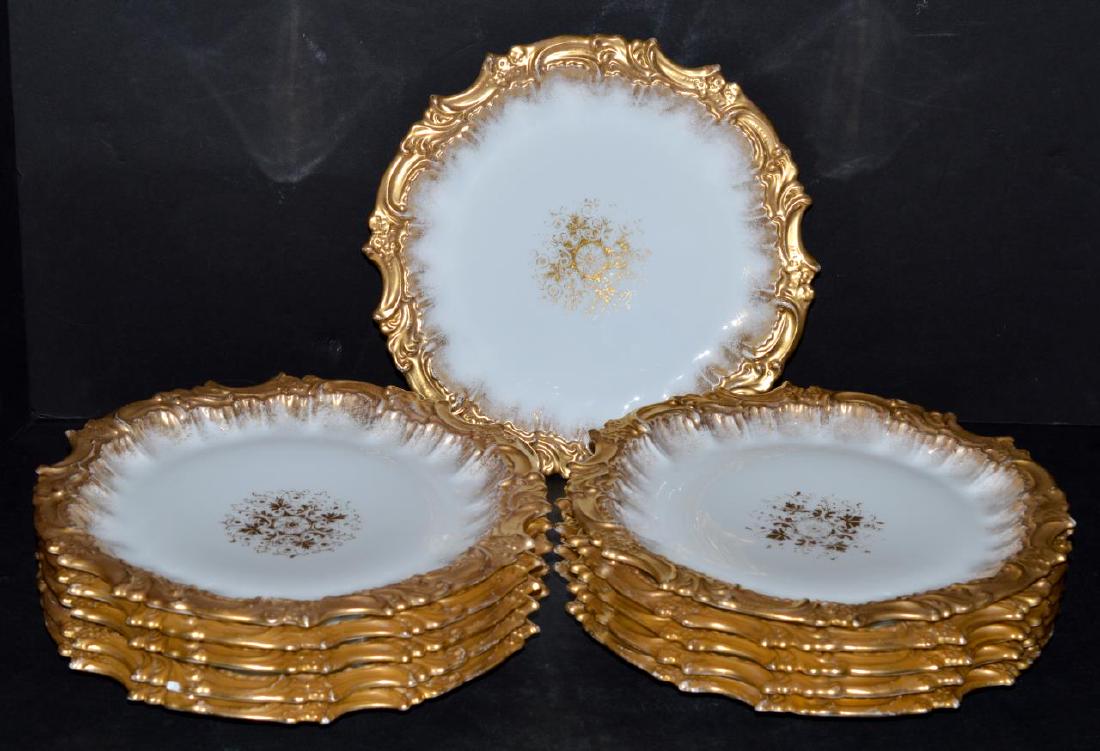 11 Ornate Limoges France Souvenia T&V Gold Plates (1 of 4)