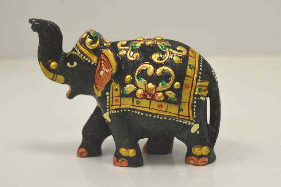 Carved Nephrite Elephant Figurine (1 of 3)