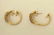 14kt ruby and diamond hoop earrings - 5