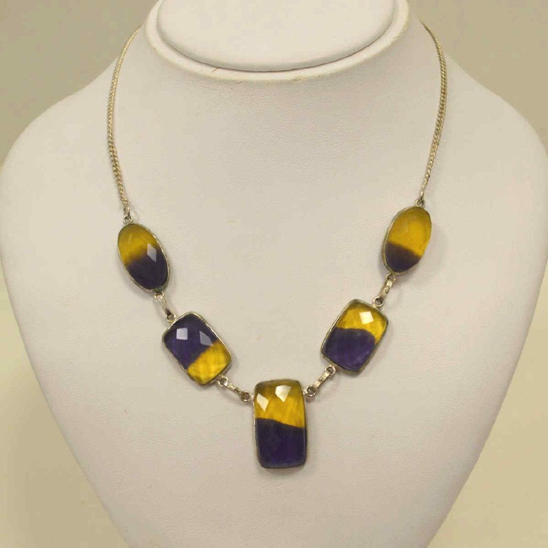 Sterling Silver Ametrine necklace (1 of 4)