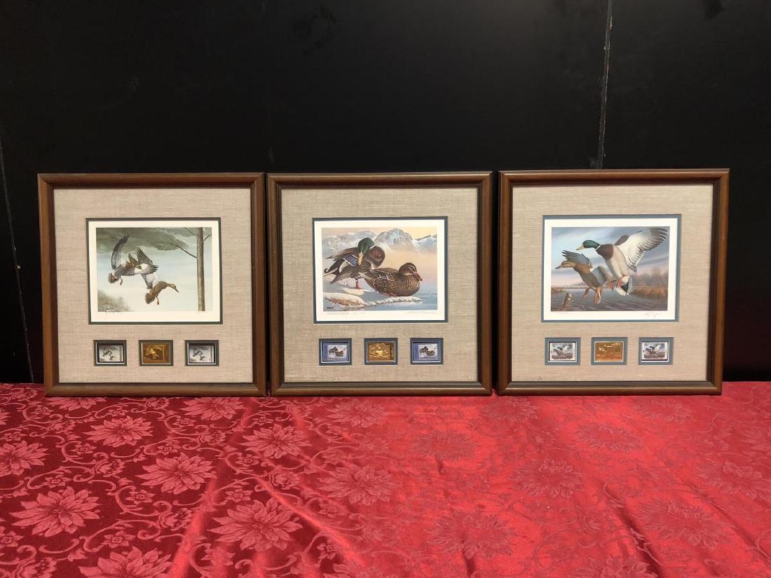 Lot of 3 Duck Stamp Prints 1985 1986 1988 (1 of 11)