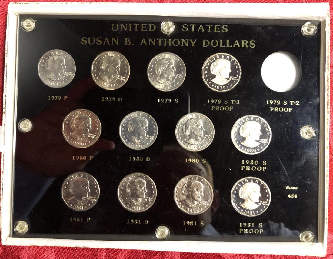 Susan B. Anthony Dollar Set 1979-1981 BU & PR (1 of 3)