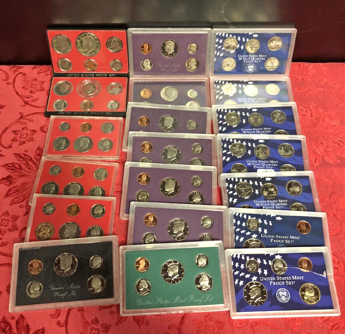 Lot of 100+ Proof Struck US Coins Cents to $1 (1 of 5)