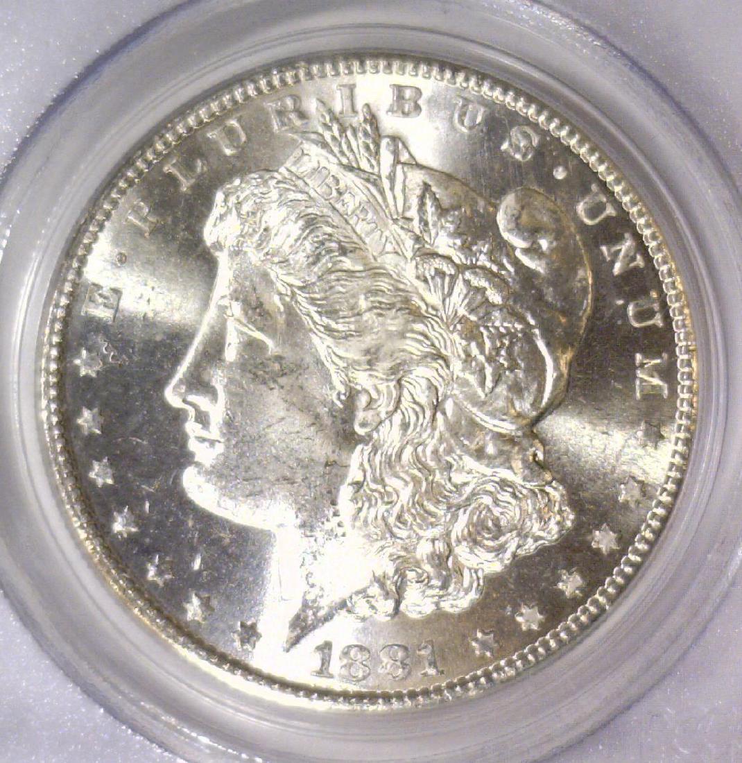 1881-S Morgan Silver Dollar PCGS MS64 (1 of 3)