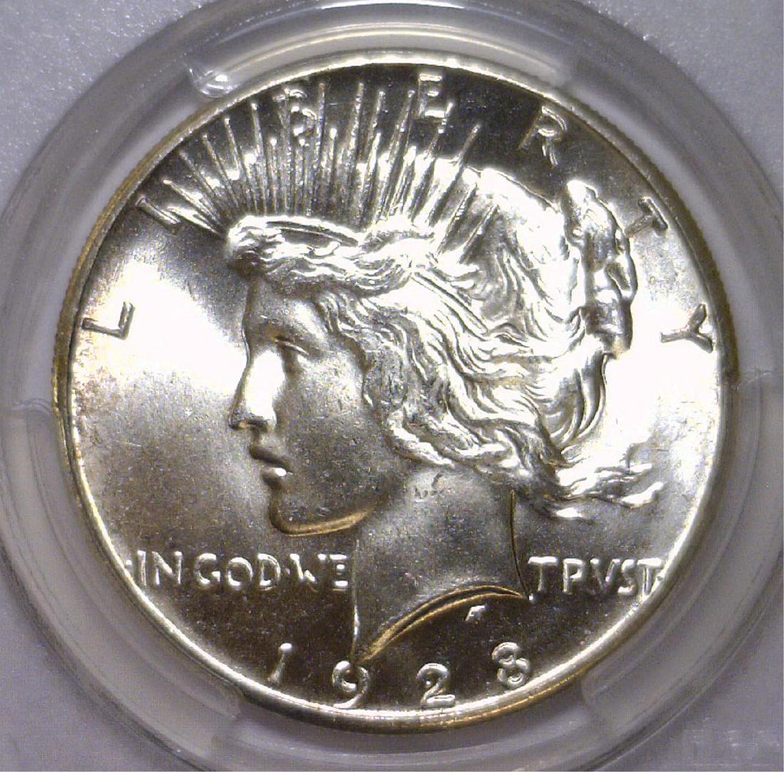 1928 Peace Silver Dollar Key Date PCGS MS63 (1 of 3)
