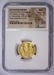 Heraclius BYZANTINE 632 AD Gold AV Solidus NGC AU