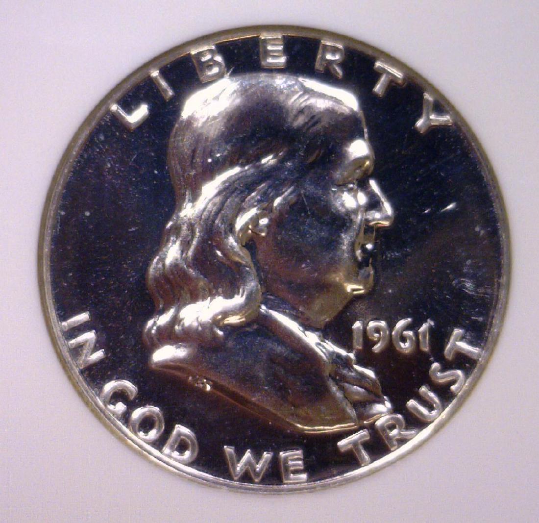 1961 Franklin Silver Half Proof NGC PF66 (1 of 3)