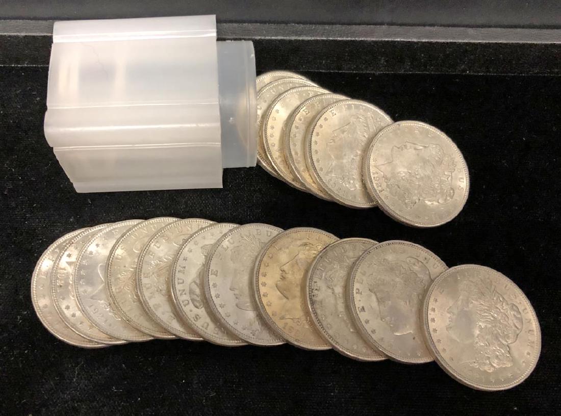1921 Morgan Silver Dollar Roll of 20 Uncirculated (1 of 2)