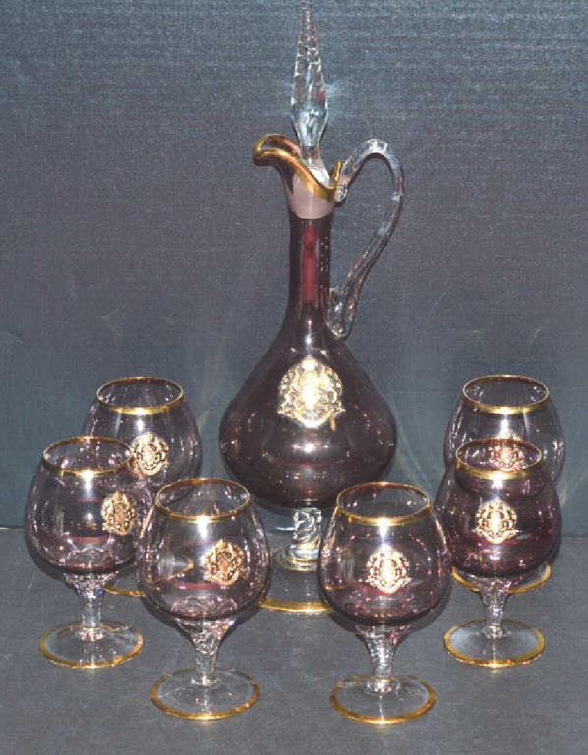 Vintage Barware: Providentiae Memor Crest (1 of 3)