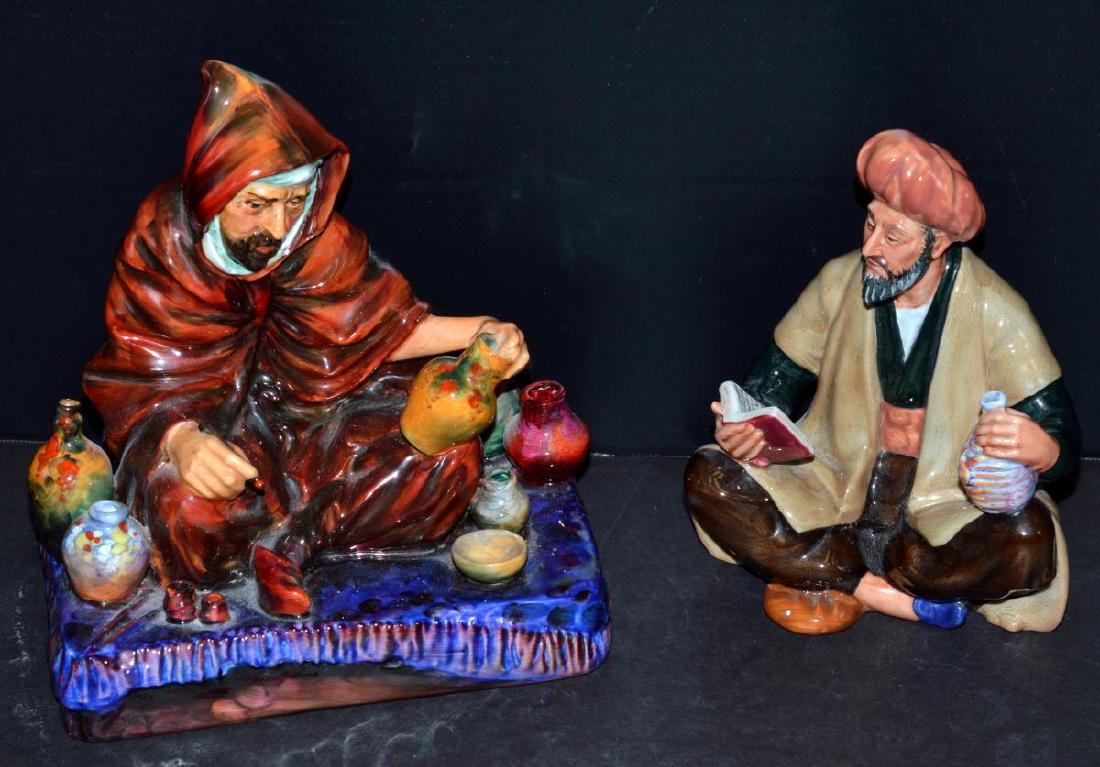2 Royal Doulton Figures: The Potter & Omar Khayyam (1 of 11)