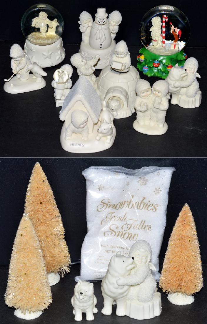 Lot of 10 Department 56 Snowbabies with Boxes (1 of 5)