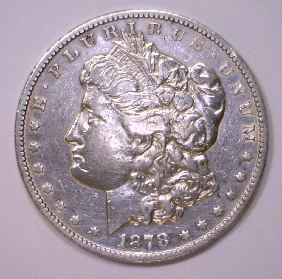 1878-CC Morgan Silver Dollar XF details polished (1 of 2)