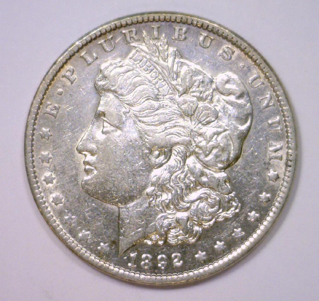 1892 Morgan Silver Dollar Extra Fine XF details (1 of 2)