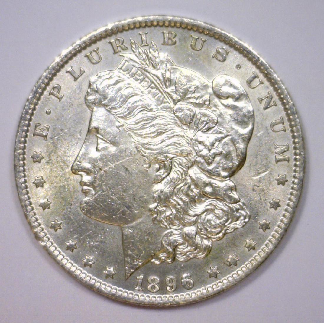 1896 Morgan Silver Dollar BU (1 of 2)