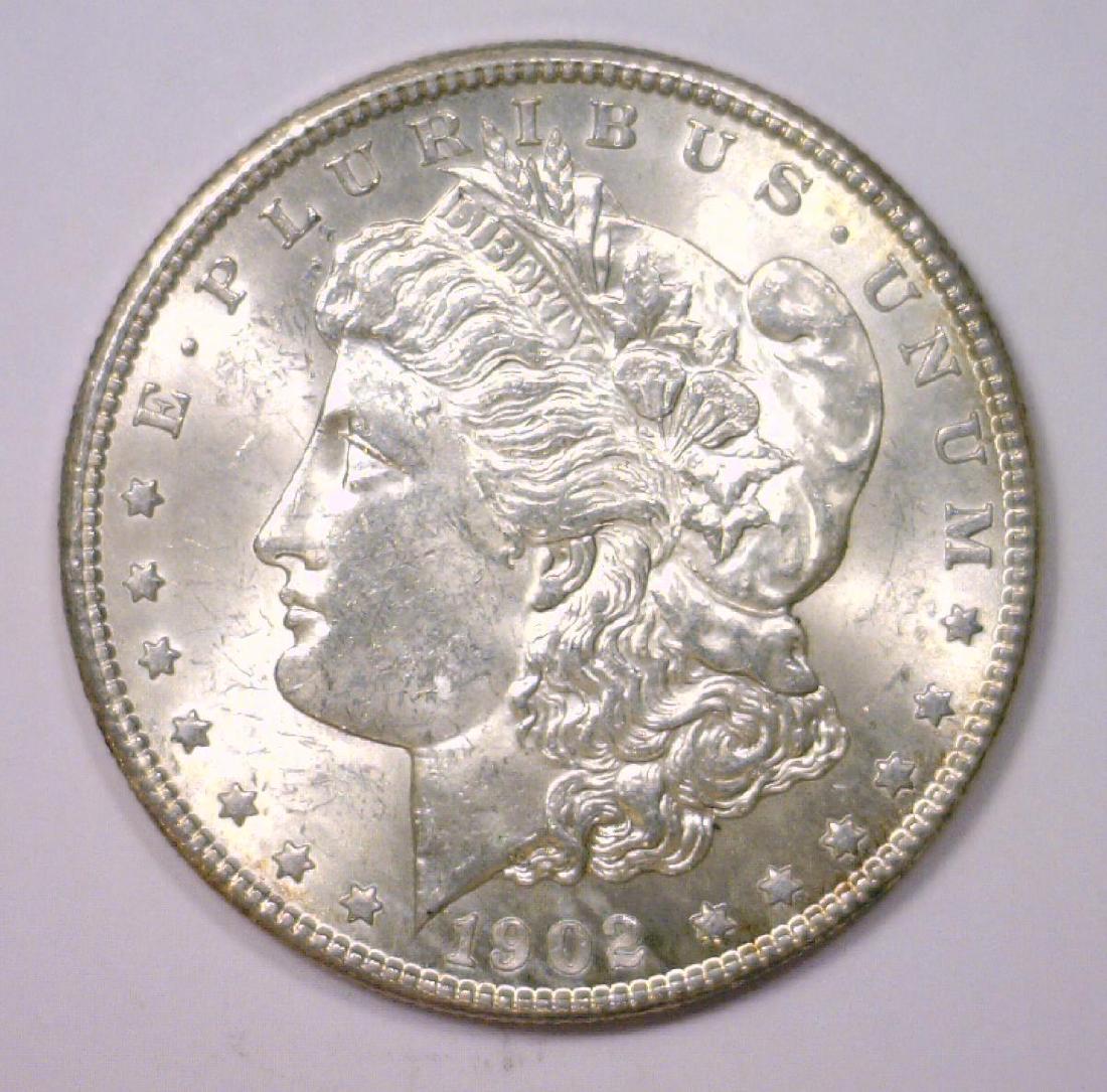 1902-O Morgan Silver Dollar UNC Uncirculated BU (1 of 2)