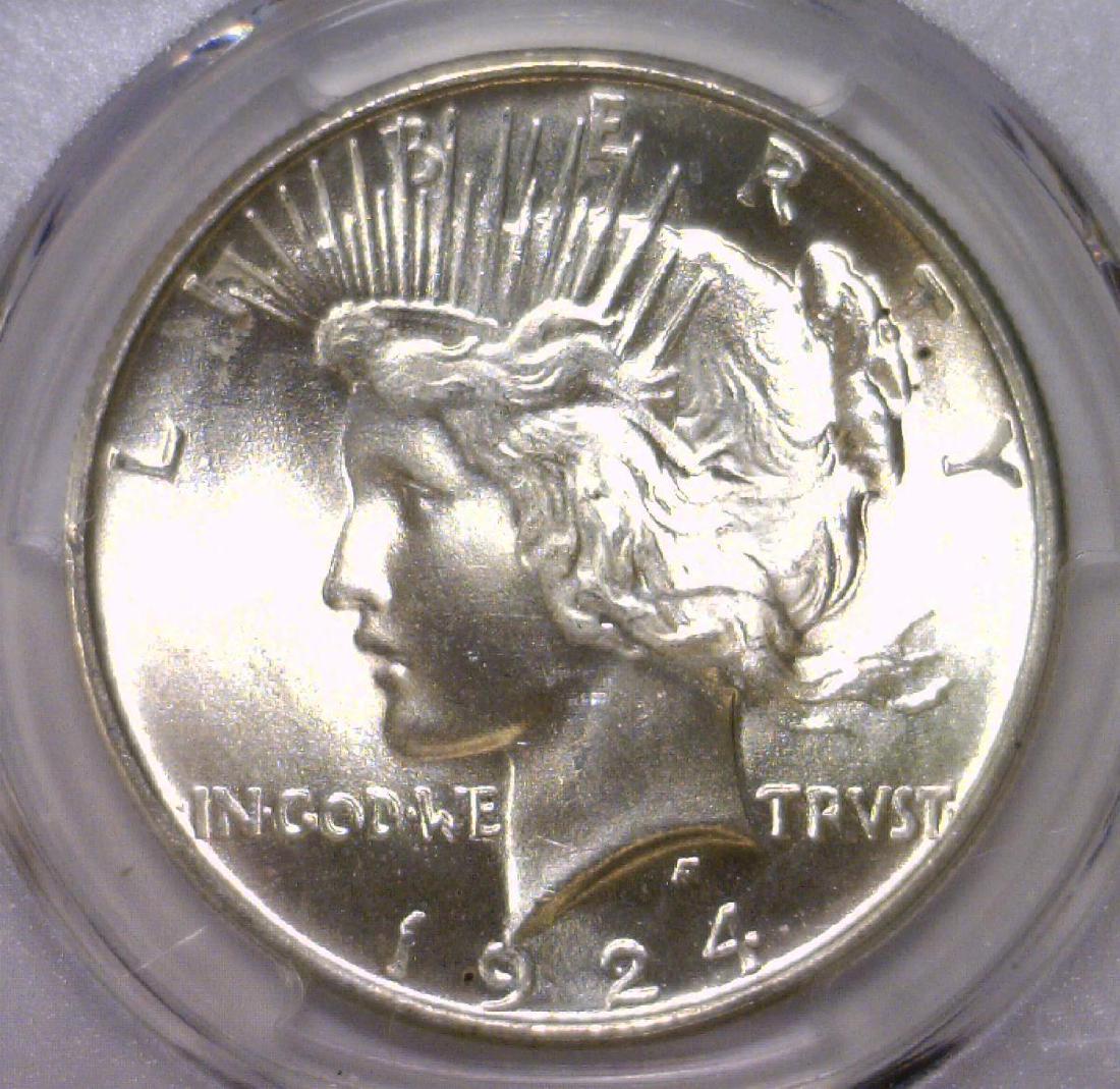 1924 Peace Silver Dollar PCGS MS66 (1 of 3)