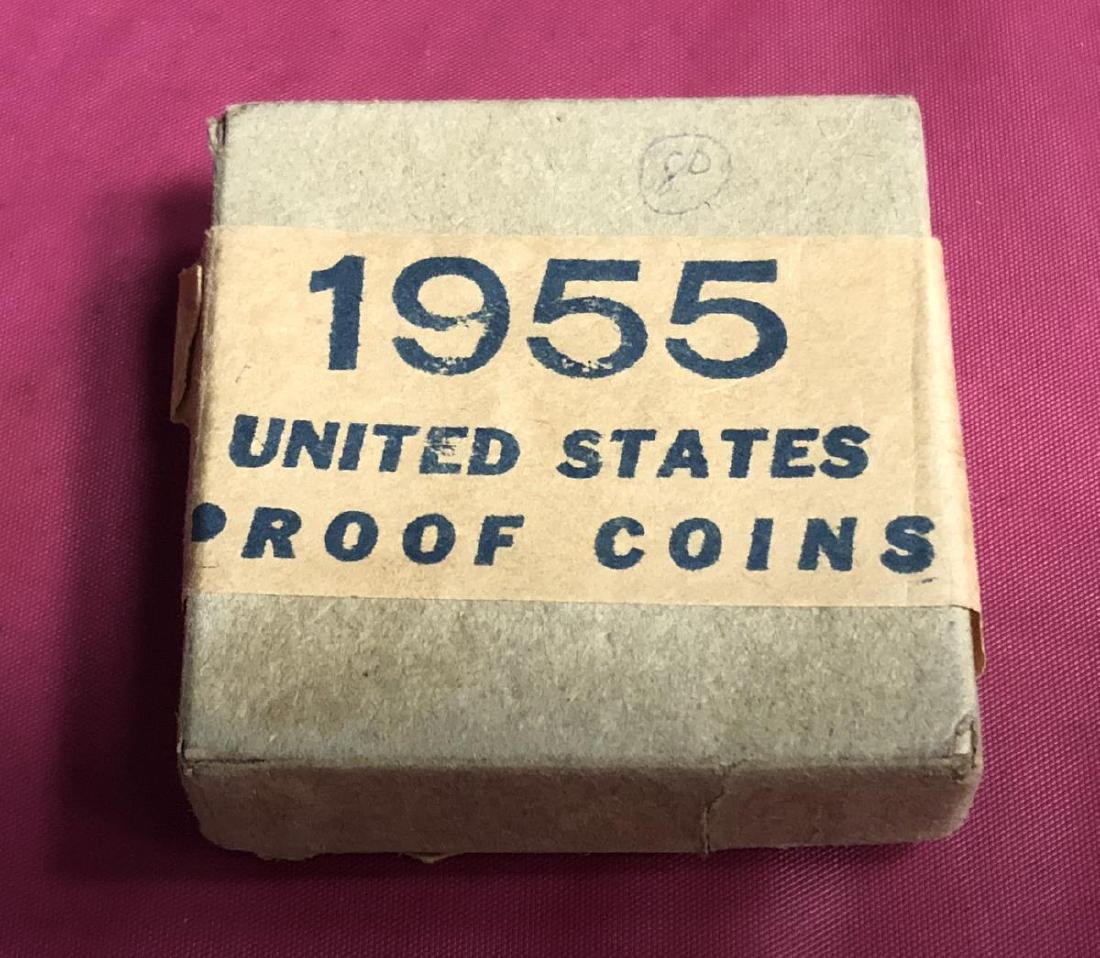 1955 US Silver Proof Set in Original Box (1 of 8)