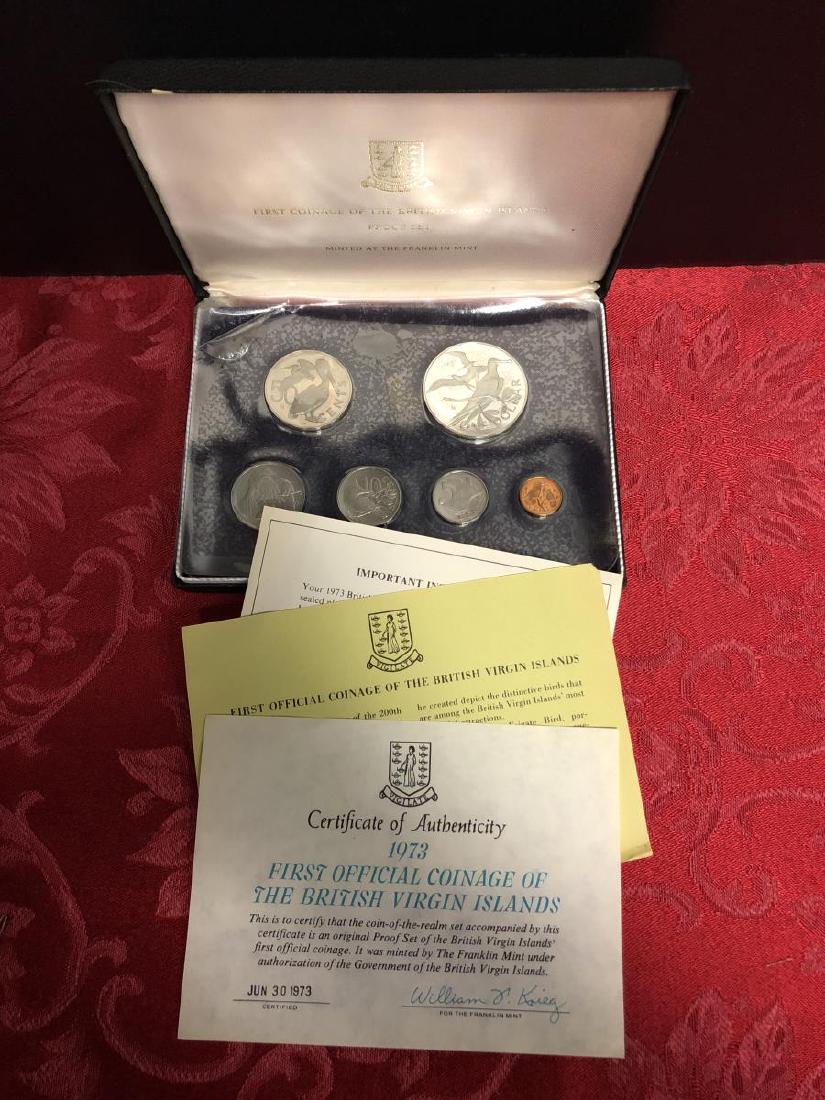 1973 British Virgin Islands Proof Set, Sealed (1 of 4)
