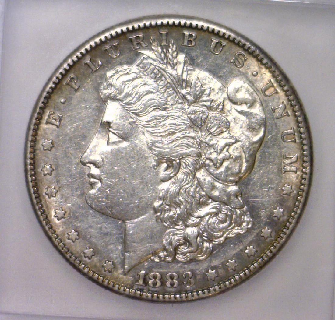 1883-S Morgan Silver Dollar ICG AU55 (1 of 3)