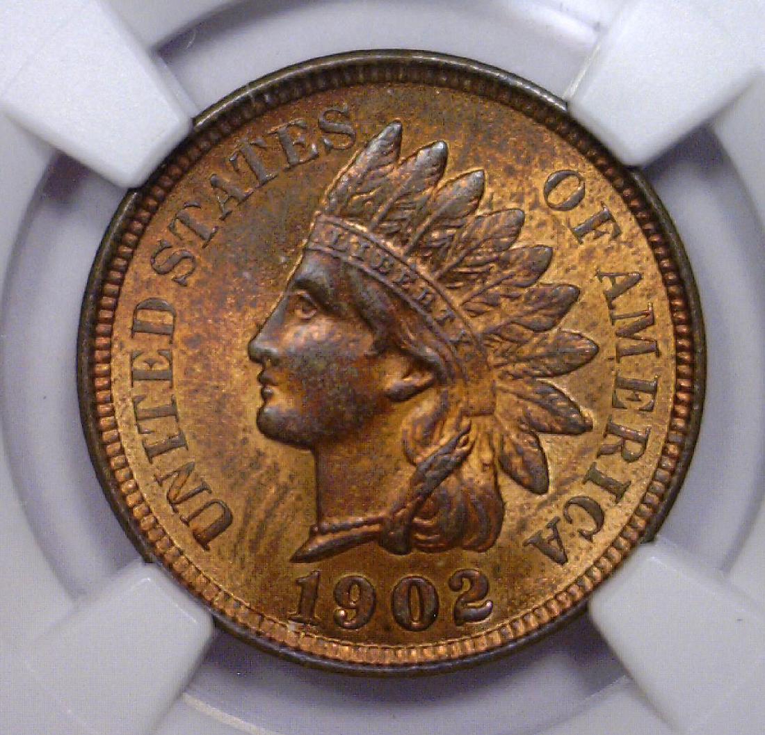 1902 Indian Cent NGC MS63 RB (1 of 3)