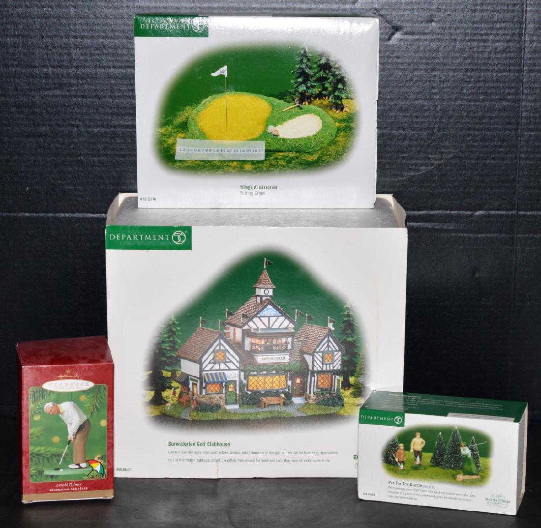 Dept 56 Burwickglen Golf Clubhouse, Putting Green+ (1 of 2)