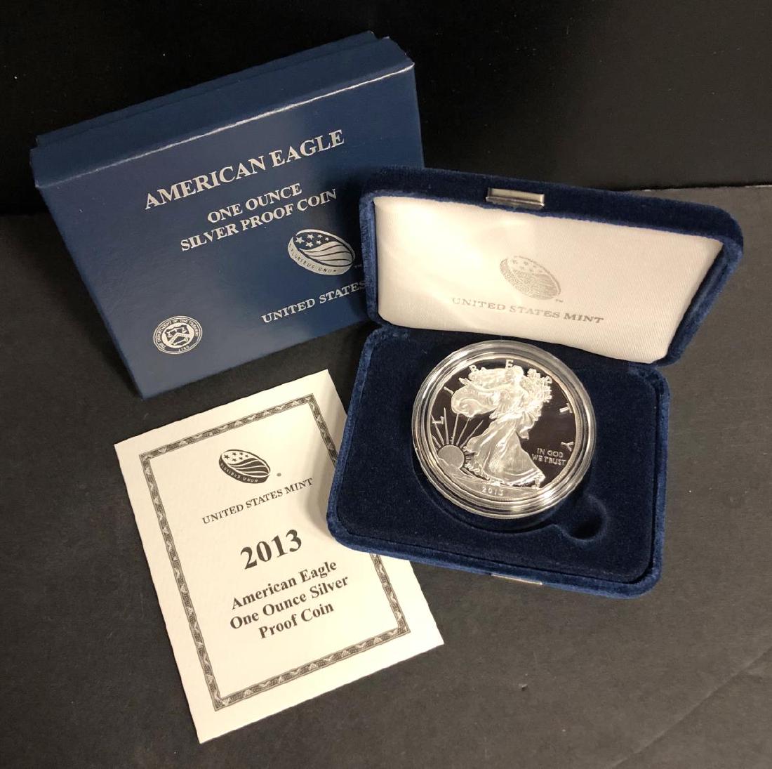 2013 Silver American Proof Eagle with Box & COA (1 of 3)