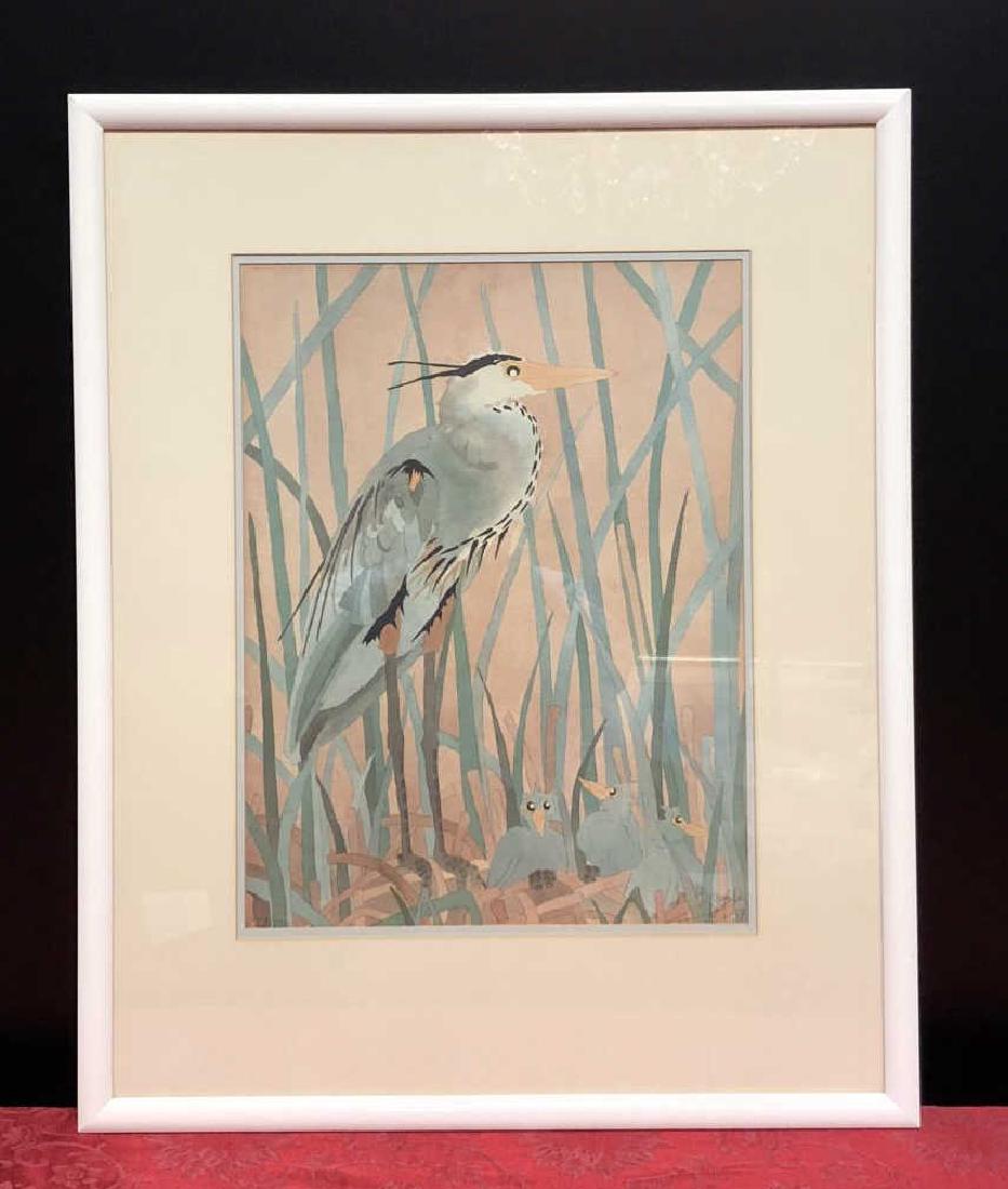 Heron & Young S/N Framed Print by Dan Goad (1 of 6)
