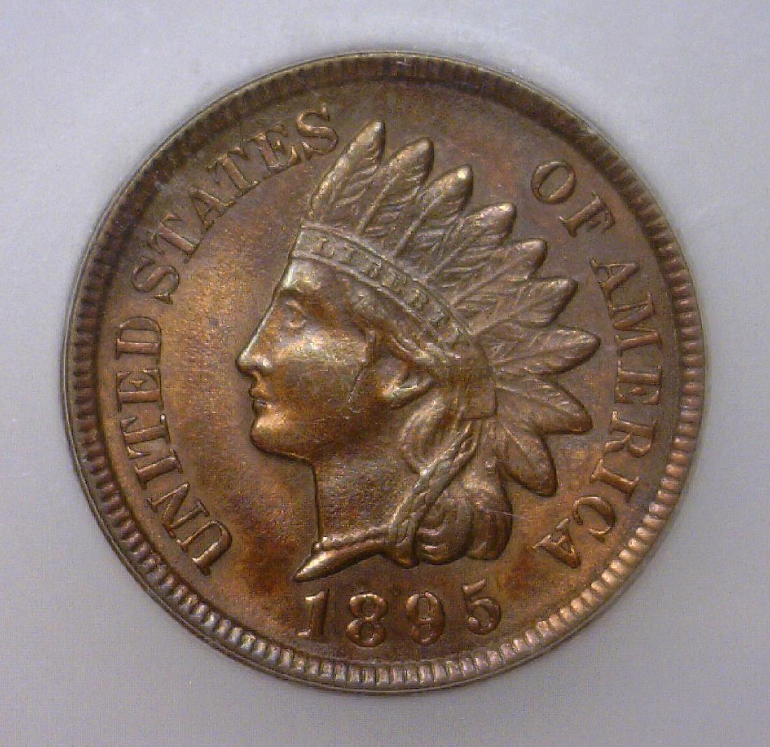 1895 Indian Head Cent ICG MS62 BN (1 of 3)