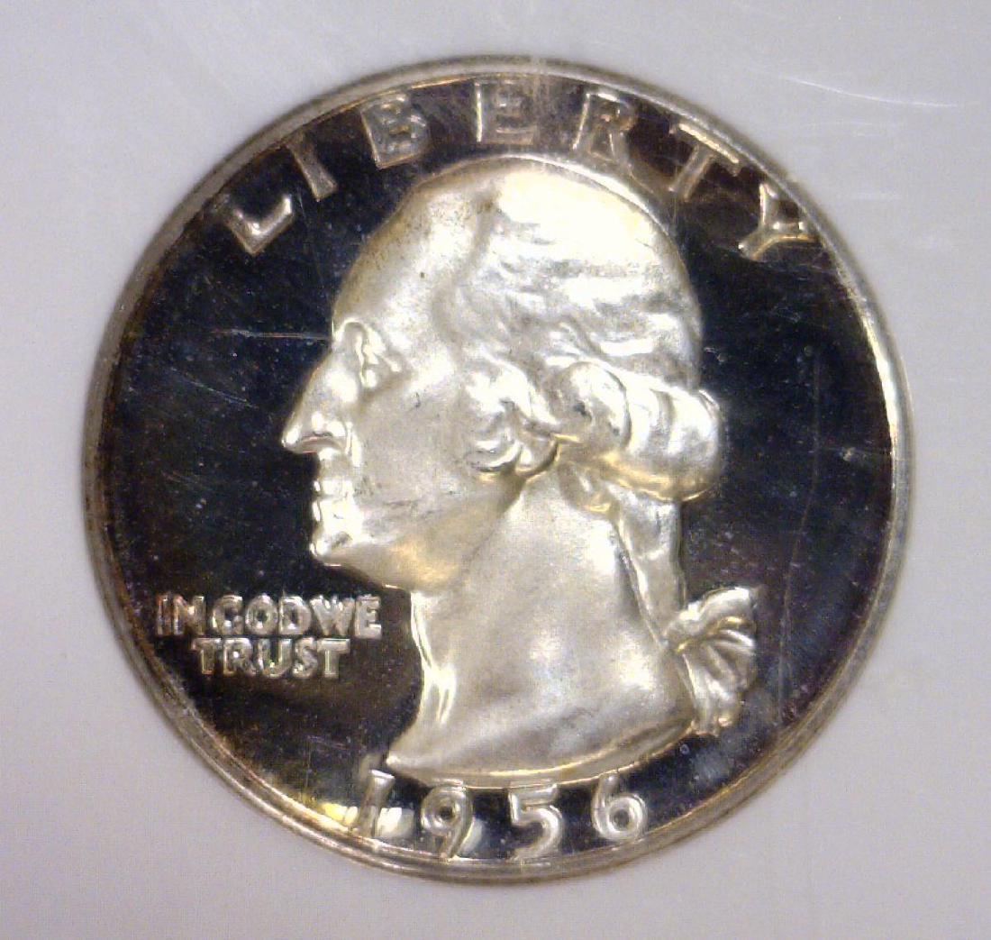 1956 Washington Proof Silver Quarter NGC PF65* (1 of 3)