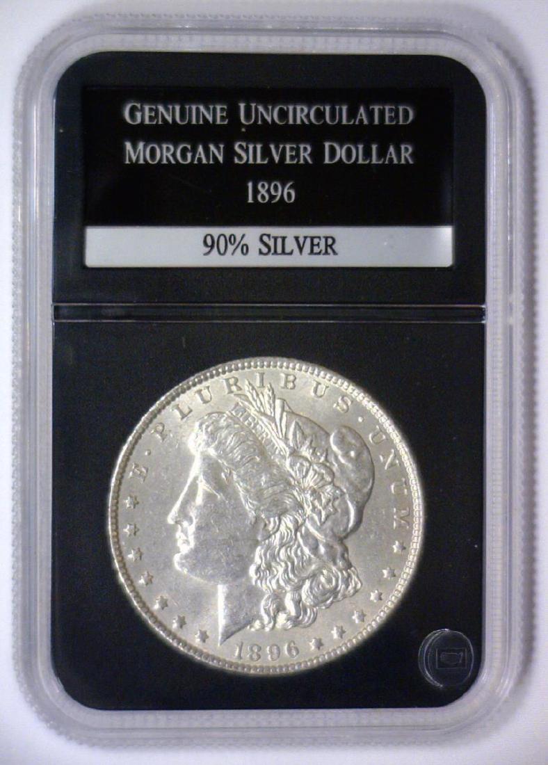 1896 Morgan Silver Dollar Uncirculated UNC (1 of 2)