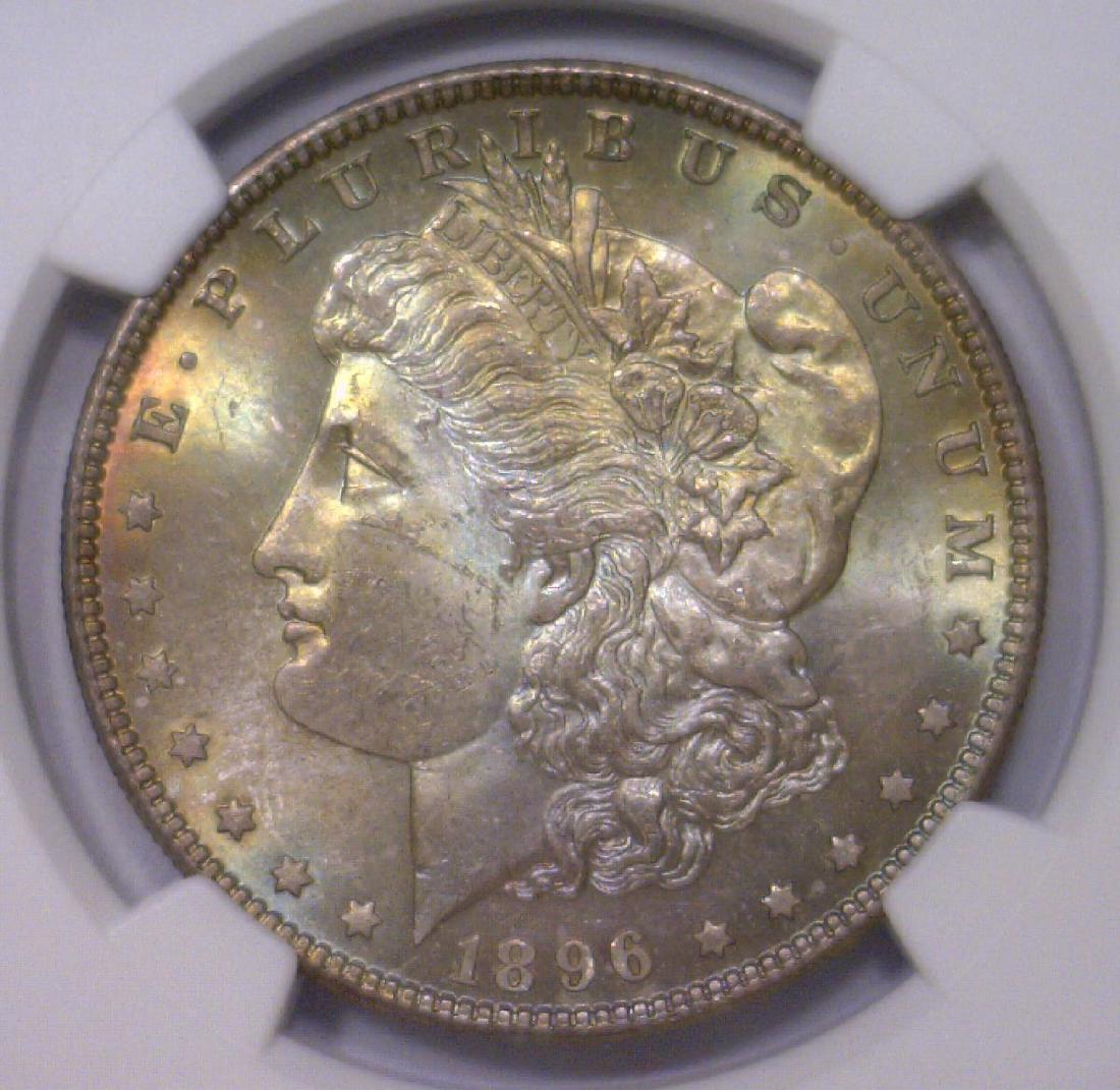 1896 Morgan Silver Dollar NGC MS63 (1 of 3)