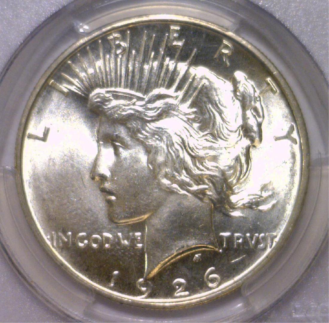 1926-D Peace Silver Dollar PCGS MS65 (1 of 3)