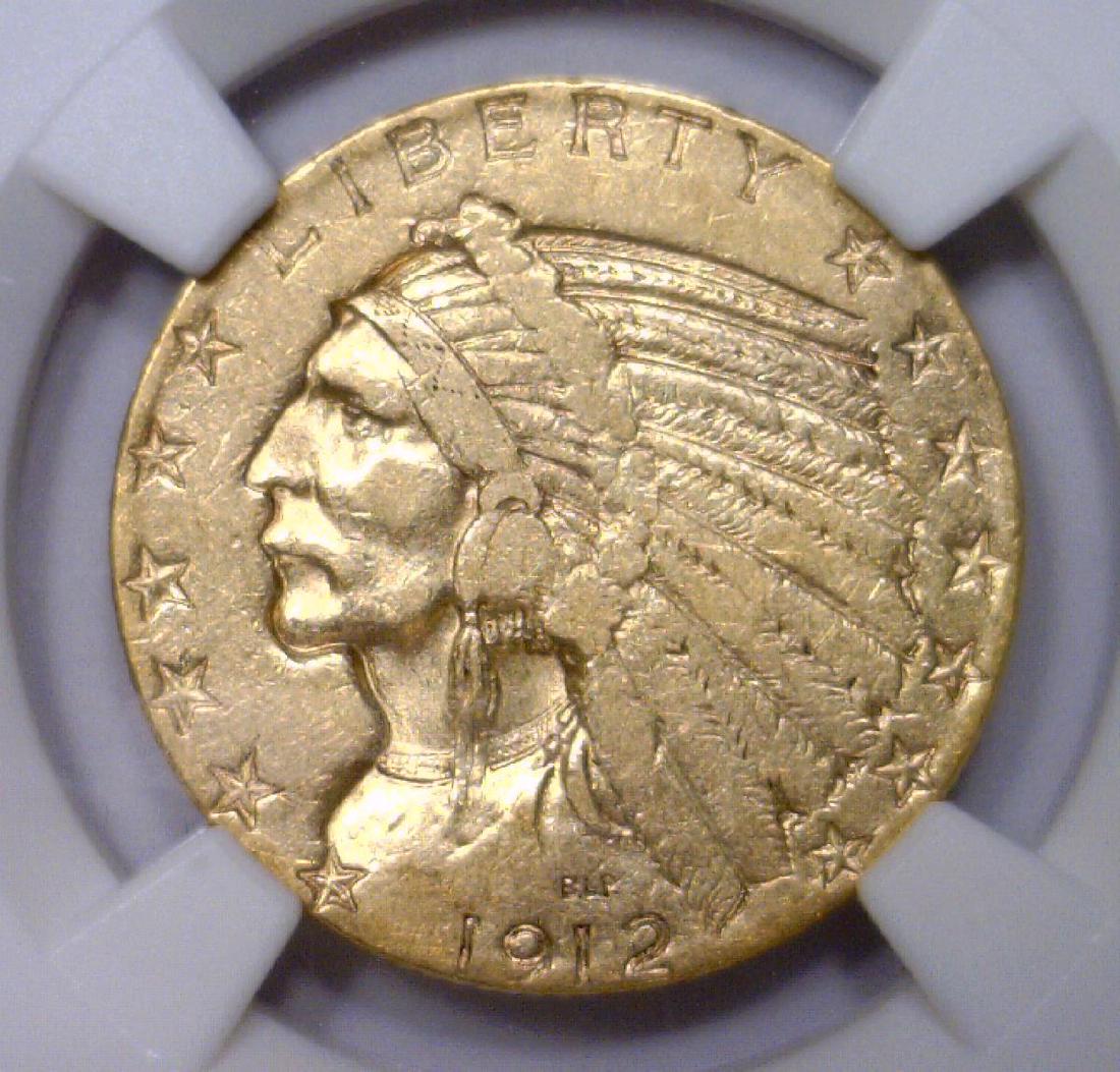 1912 $5 Indian Gold Half Eagle XF NGC Genuine (1 of 3)