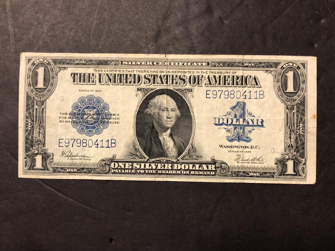 1923 $1 Silver Certificate Very Fine VF (1 of 2)