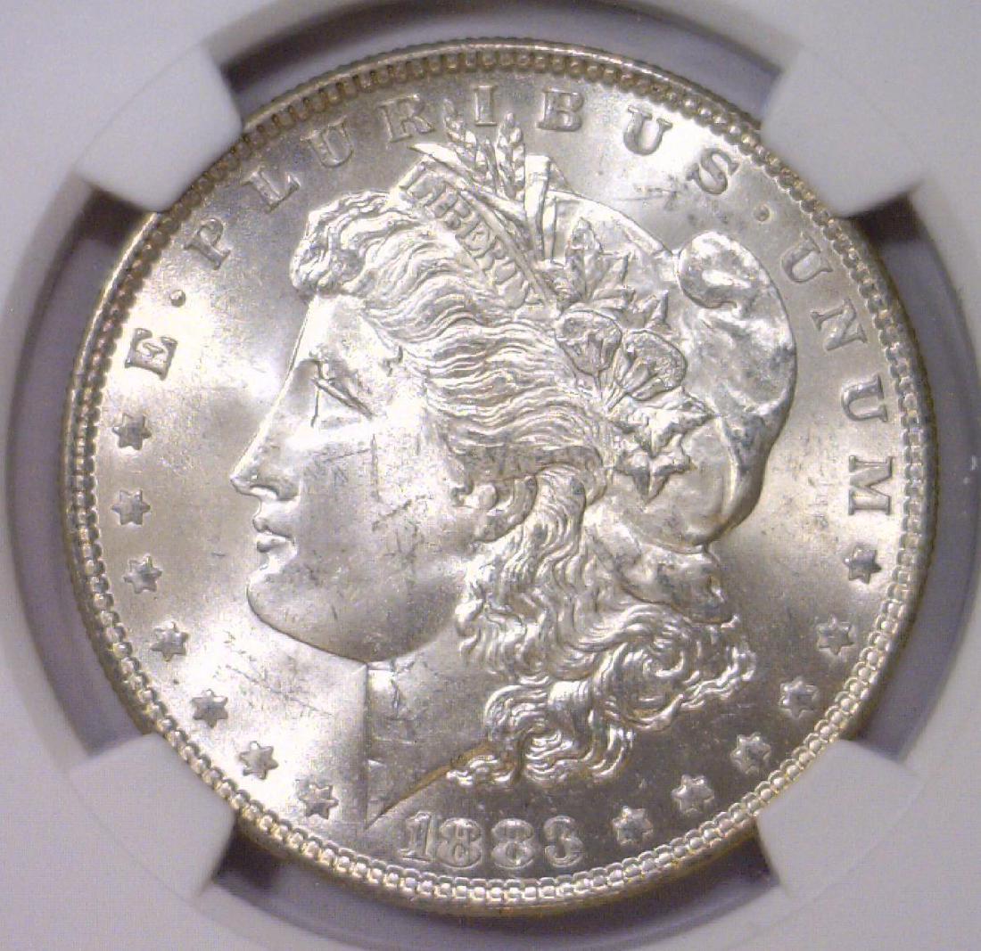 1883 Morgan Silver Dollar NGC MS64 (1 of 3)