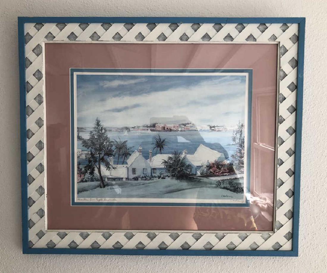 Bermuda Landscape Signed Print by Carole Holding