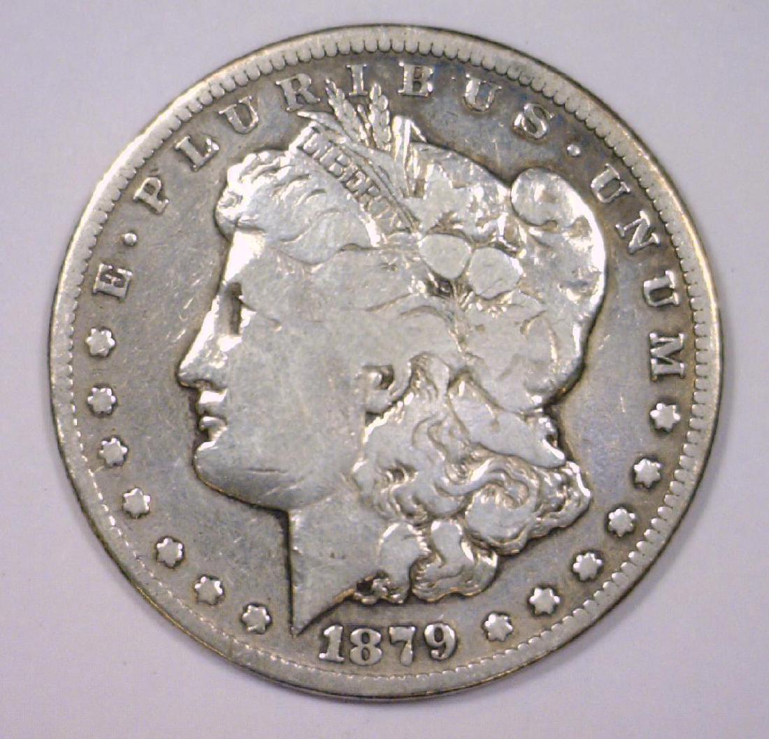 1879-CC Morgan Silver Carson City $1 VG Polished (1 of 2)