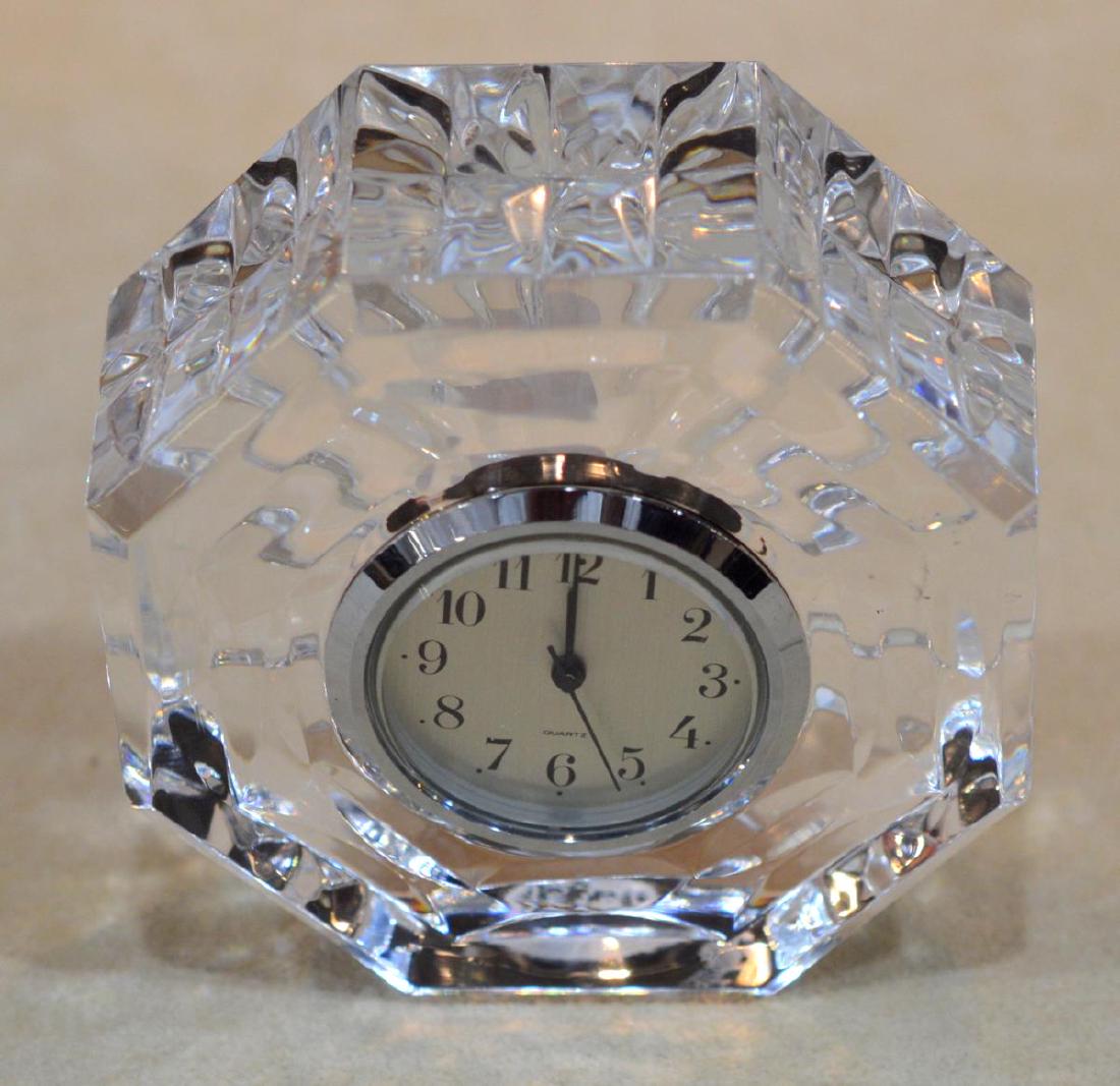 Waterford Table Clock Octagonal 2.75" Quartz (1 of 4)