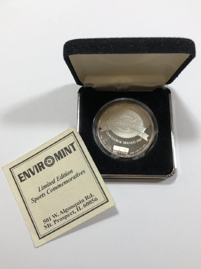 1997 Braves Baseball Opening Day 1 oz Silver Proof (1 of 3)