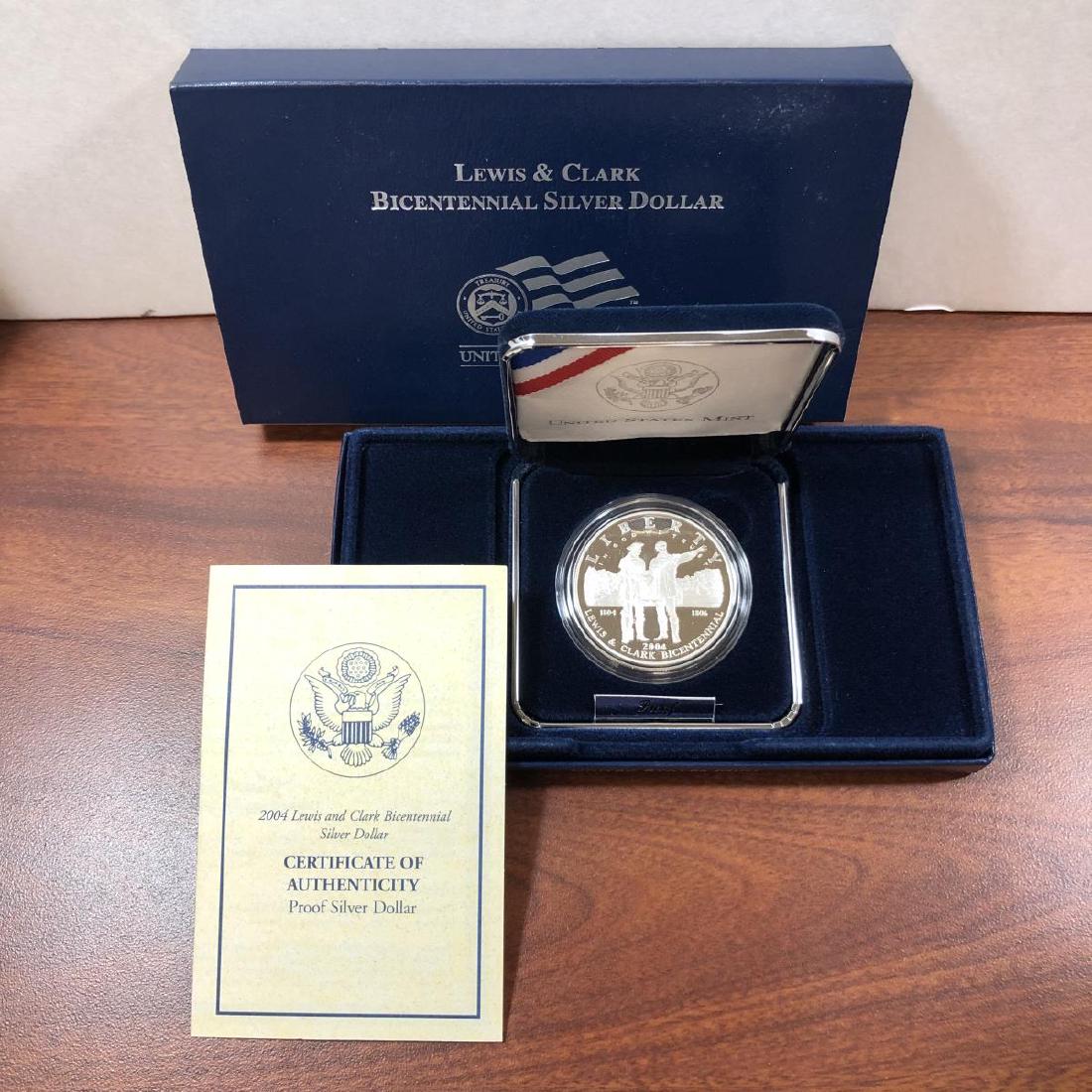 2004 Lewis & Clark Silver Proof Commem. $1 (1 of 2)